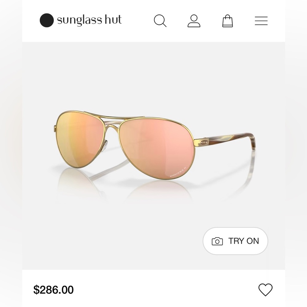 LIKE NEW!! Oakley Feedback Gold Sunglasses. Worn couple of times!